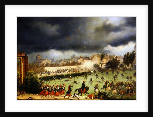 Scene from the Battle of Solferino by Antonio Spandri