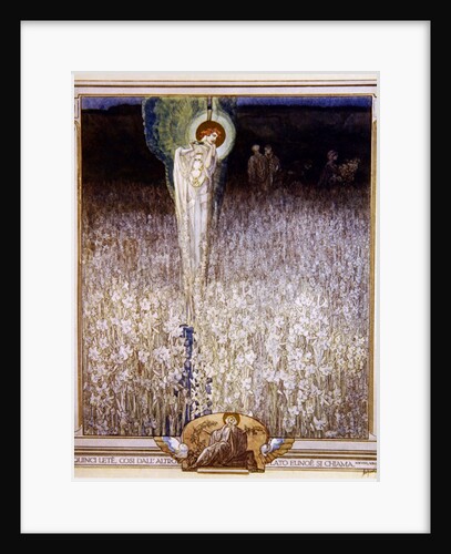 Illustration from Dante's 'Divine Comedy', Purgatory, Canto XXVIII: 130, 1921 by Franz von Bayros