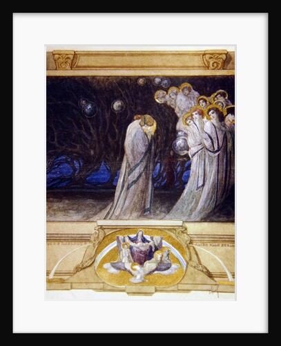 Illustration from Dante's 'Divine Comedy', Purgatory, Canto XXXIII, 1921 by Franz von (1866-1924) Bayros