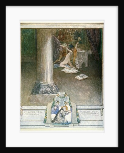Illustration from Dante's 'Divine Comedy', Inferno, XVIII: 55, 1921 by Franz von (1866-1924) Bayros