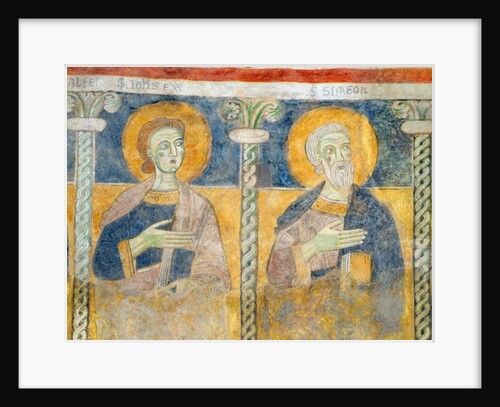 Detail of St. John the Evangelist and St. Simon by Italian School