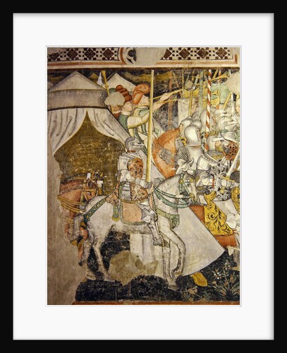 Army on horseback by Italian School