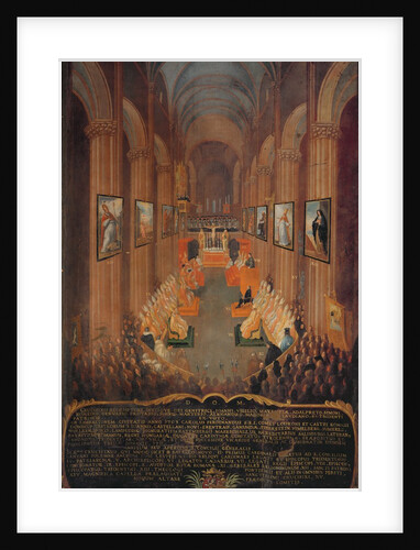 Opening session of the Council of Trent in 1545, 1545 by Niccolo Dorigati