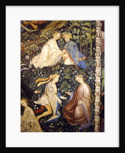 Lovers in a garden in May by Maestro (attr. to) Venceslao