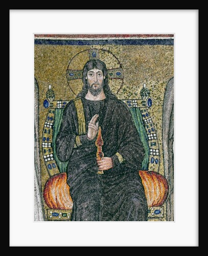 Christ enthroned with the angels by Byzantine School