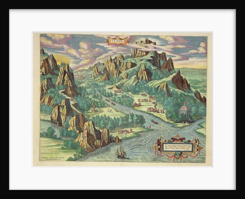 View of antique Thessaly from the 'Atlas Major', 1662 by Joan Blaeu