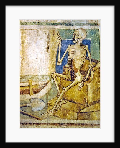 The Dance of Death: Death by the open tomb, 1490 by Janez Kastav