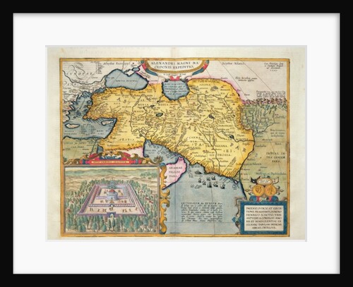 The Expedition of Alexander the Great by Abraham Ortelius