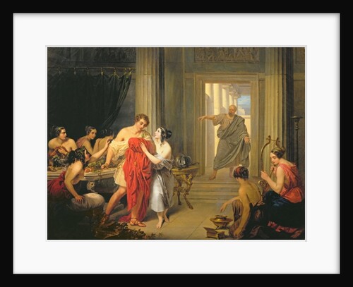 Alcibiades amongst the hetaerae by Cosroe Dusi