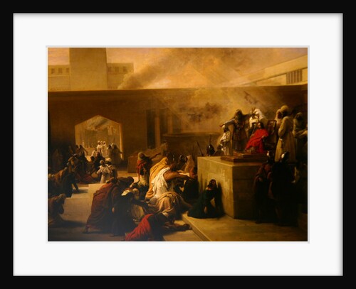 The Coronation of Joas, 1839 by Francesco Hayez