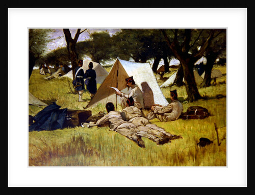 The Camp by Giovanni Fattori