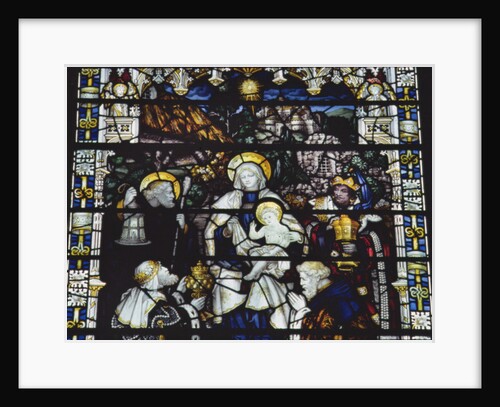 Adoration of the Magi, manufactured by Kempe & Co. by Charles E. Kempe