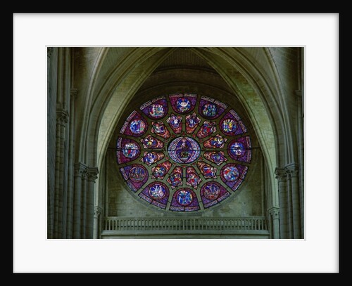 West rose window, c.1220 by Anonymous