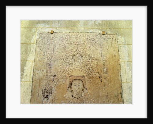 Tombstone of Magister Johannes, 1340 by French School