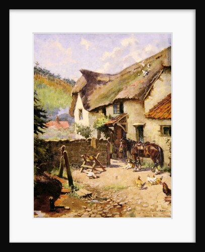 Farmyard, Porlock, Somerset by Leghe Suthers