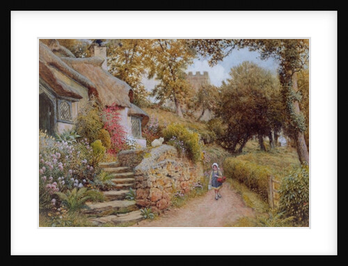 A Country Lane by Arthur Claude Strachan