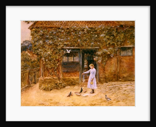 A cottage at Shere, c.1875 by Helen Allingham