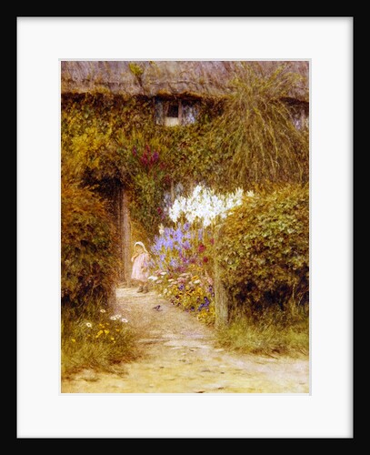 A cottage at Redlynch by Helen Allingham