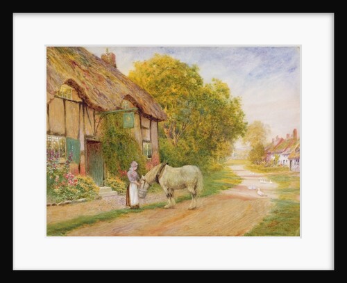 Outside the Village Inn by Arthur Claude Strachan