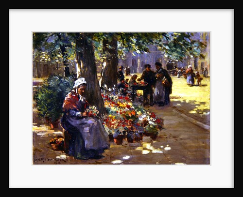The Flower Seller, 1912 by William Kay Blacklock