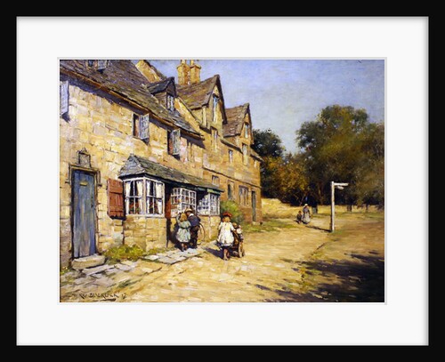 Cotswold village, 1917 by William Kay Blacklock