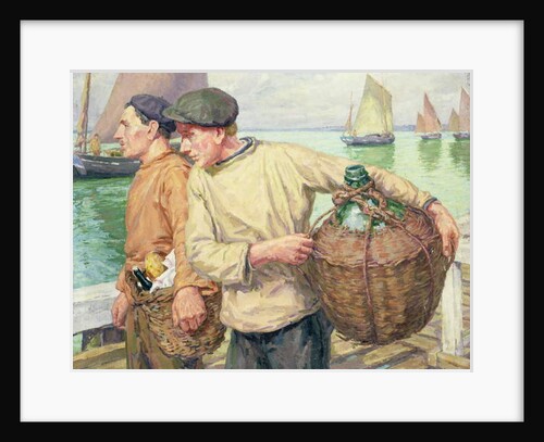 Breton fishermen, 1932 by Pierre Boissart