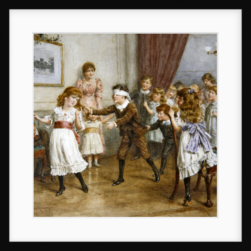 Blind Man's Buff by George Goodwin Kilburne