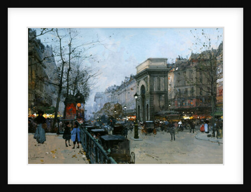 Porte Saint-Martin by Eugene Galien-Laloue