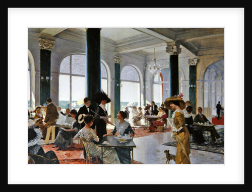 Afternoon tea, c.1910 by Rene Lelong