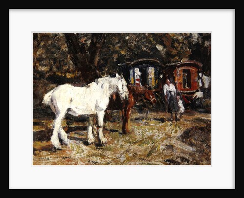 The Gypsy Encampment by Harry Fidler