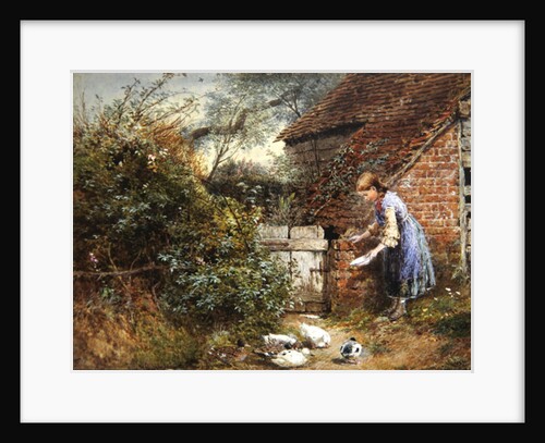 Feeding the Ducks by Myles Birket Foster