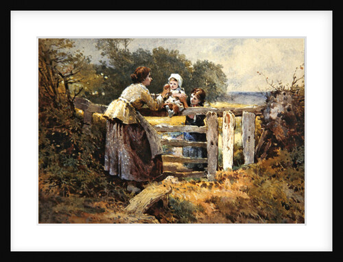 The Stile by Myles Birket Foster