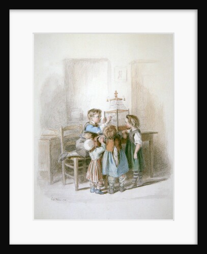 The New Pet, 1870 by Pierre Edouard Frere