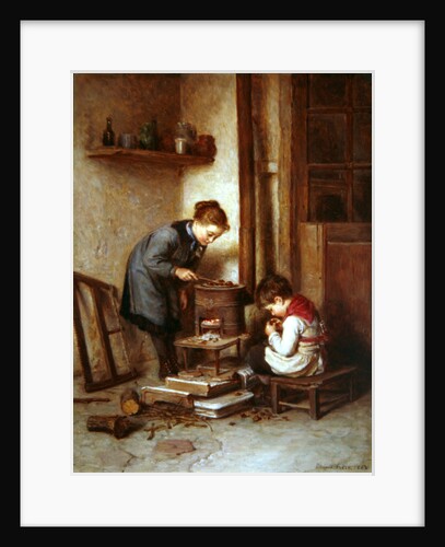 Roasting Chestnuts, 1882 by Pierre Edouard Frere