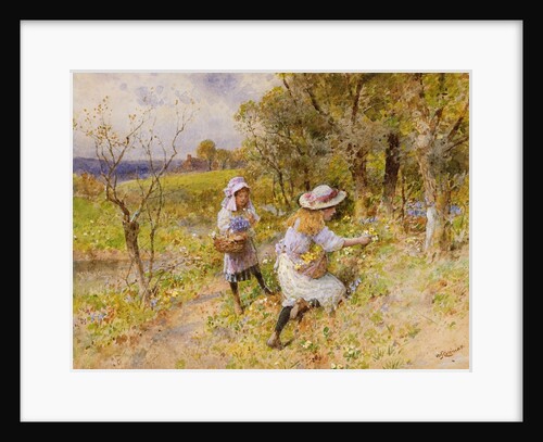 The Primrose Gatherers by William Stephen Coleman