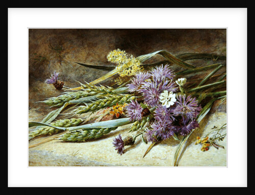 Green Wheat and Wild Flowers by Helen Cordelia Coleman Angell