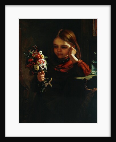Girl with Flowers by John Davidson