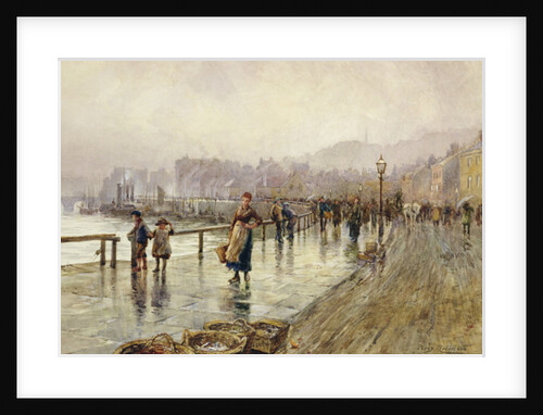 A Wet Day in Whitby by Percy Robertson
