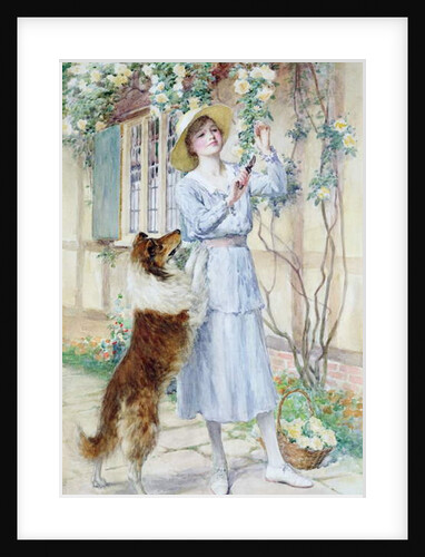 Picking Roses by William Henry Margetson