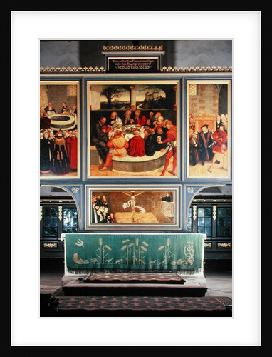 Altar with a Triptych by Lucas the Elder Cranach