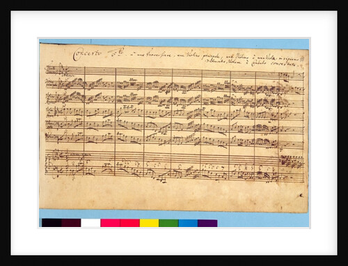 The Brandenburg Concertos, No.5 D-Dur, 1721 by Johann Sebastian Bach