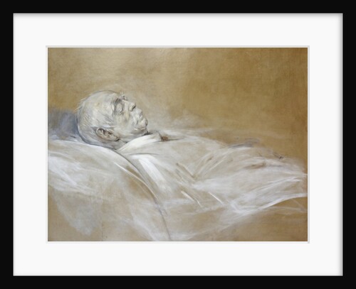 Prince Otto von Bismarck on his Death Bed, 1898 by Franz Seraph von Lenbach