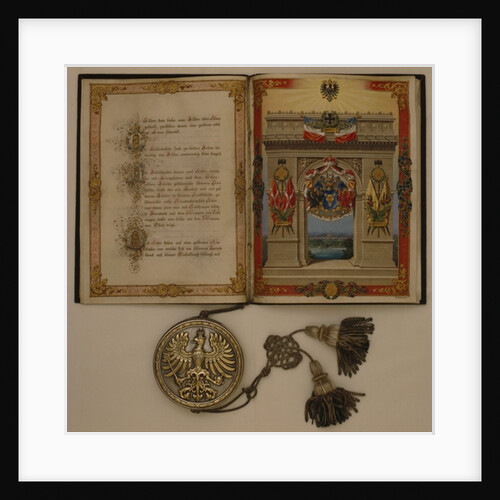 Prince's Diploma investing Otto von Bismarck, dated 21st March, 1871 by German School