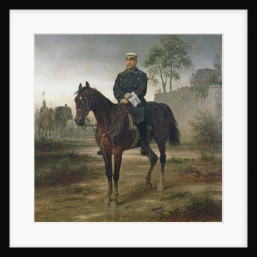 Bismarck before Paris, 1873 by Wilhelm Camphausen