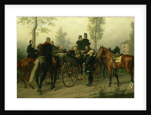 Napoleon III and Bismarck after the Battle of Sedan, 1882 by Wilhelm Camphausen