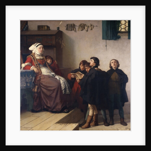 Historical theme, 1872 by German School