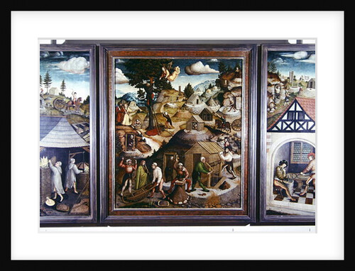 Mining landscape, 1521 by Hans Hesse