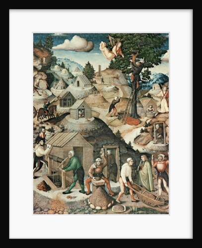 Mining landscape, 1521 by Hans Hesse