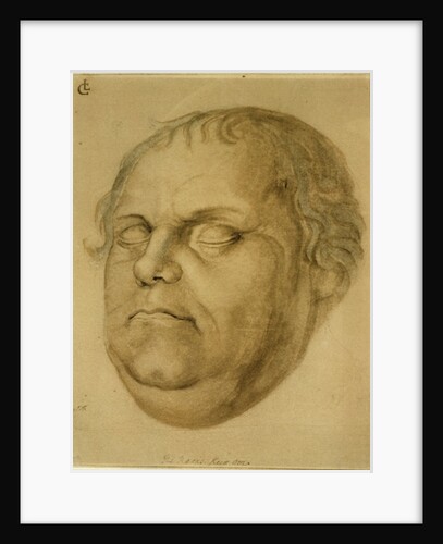 Posthumous Portrait, Martin Luther, 1546 by Lucas Fortenagl