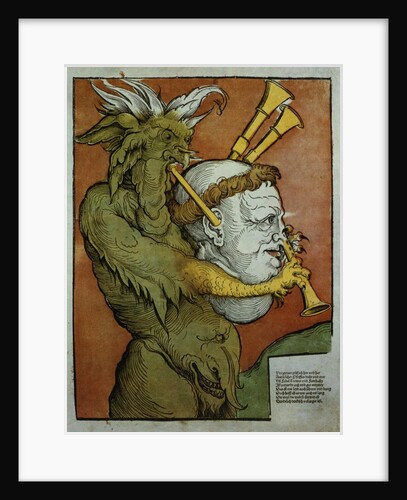 This image was used as a broadside by the 'reformers' against the Roman Catholic Church by Schoen Eduard